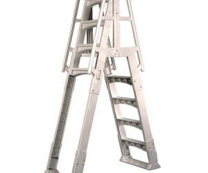 Vinyl Works Slide and Lock A-Frame Ladder
