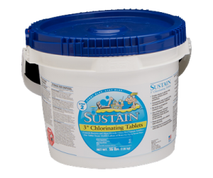 Sustain&reg; 3" Chlorinating Tablets &mdash; 6.6 lb Bucket