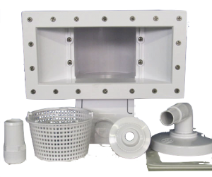 pool hayward skimmer mouth wide