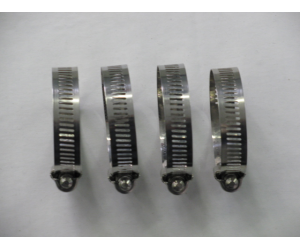 Stainless Steel Clamps 4-Pack