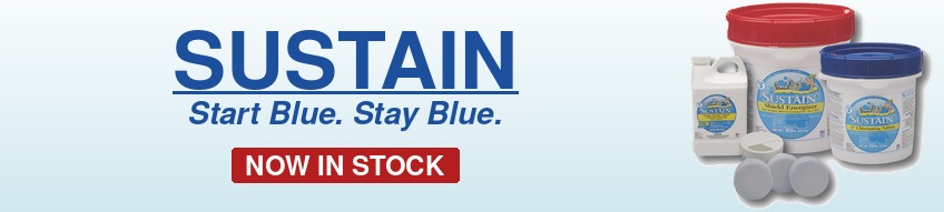 Sustain 3-Step Pool Care System - Start Blue. Stay Blue. - Now in Stock at S.I. Pool and Spa
