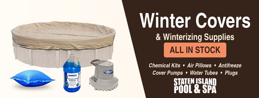 Winter Pool Covers and Winterizing Supplies In Stock Staten Island New York New Jersey